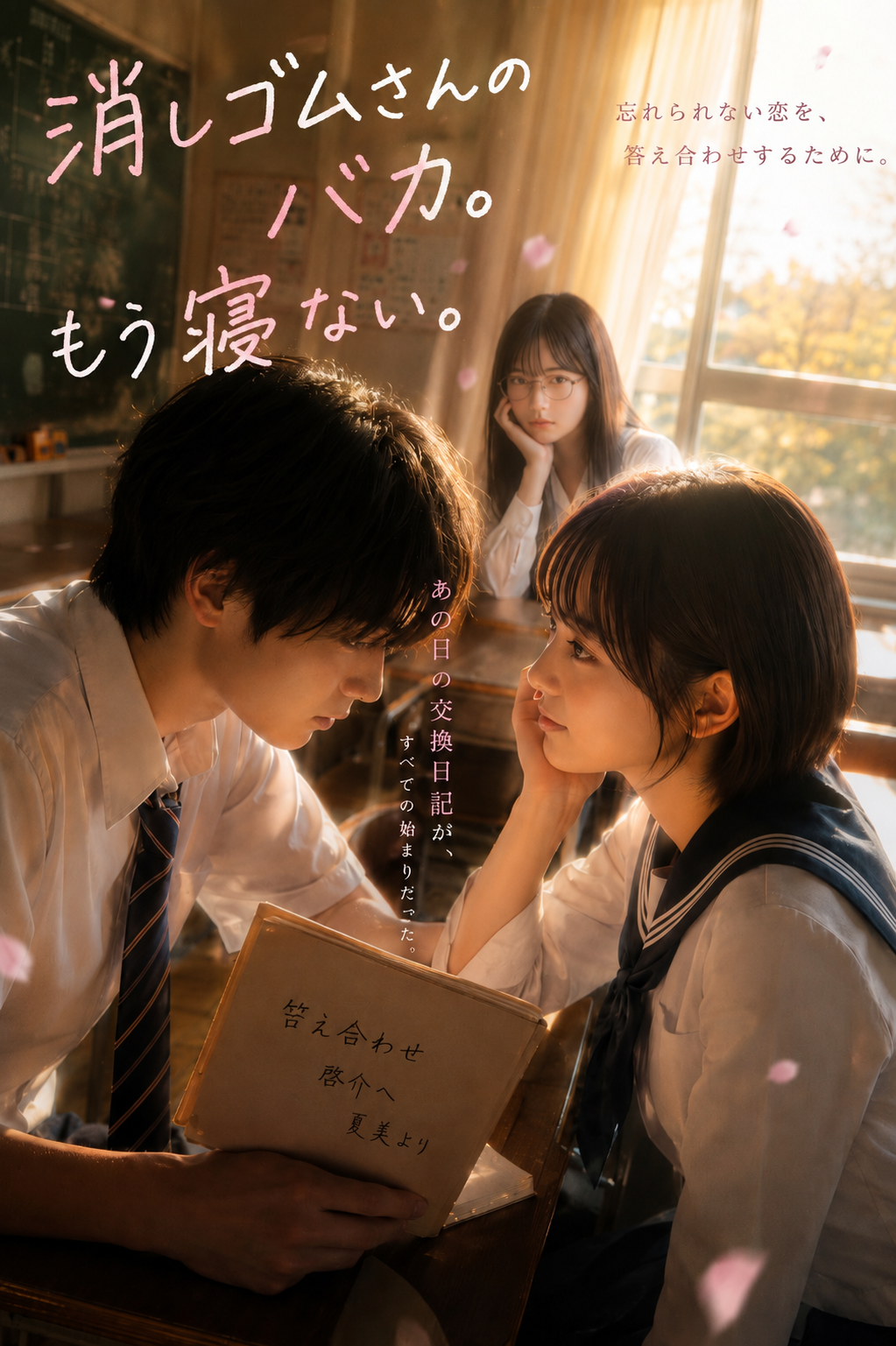 消しゴムさんのバカ。もう寝ない。 の表紙